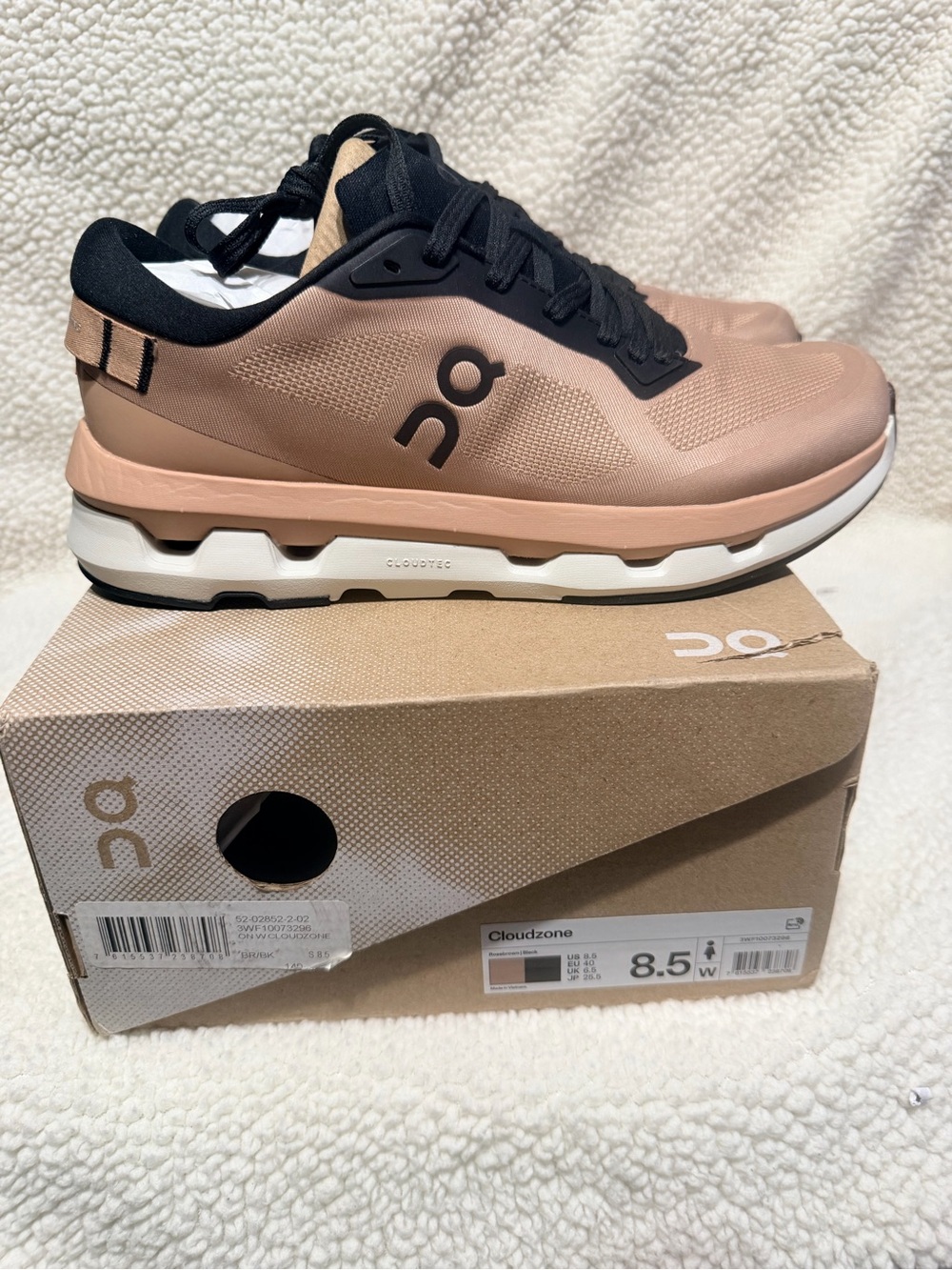 On Running Cloudzone Women’s Athletic Shoes - Blush/Black